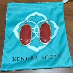 FINAL PRICE 🎉 Kendra Scott Red Danielle Earrings